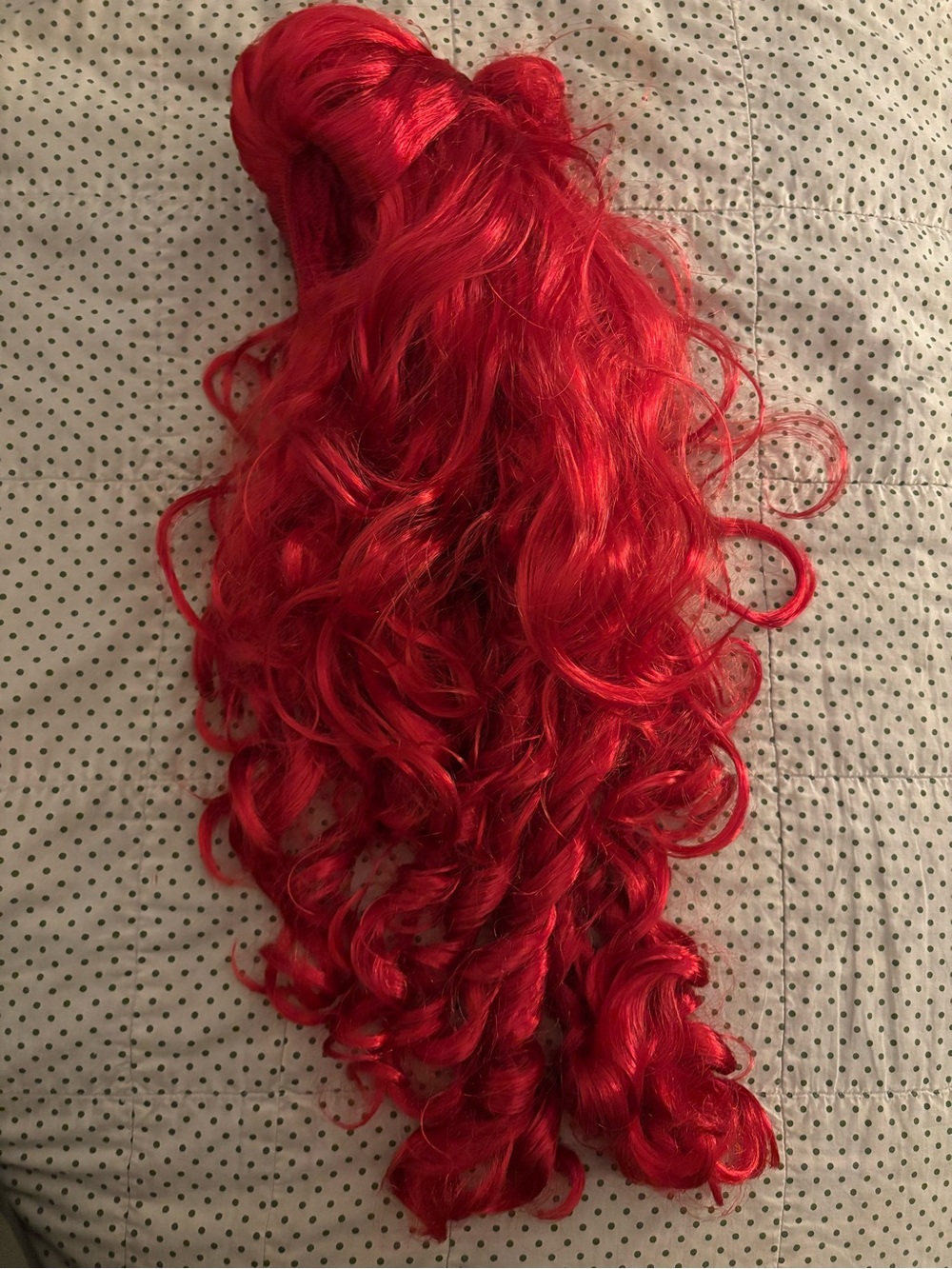 California Costumes Bright Red Long Curly Hairpiece